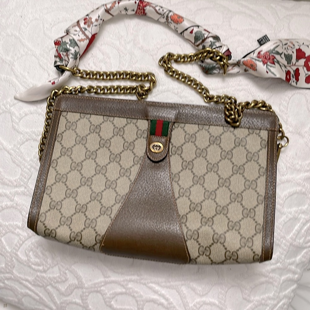 Gucci Canvas Clutch Bag